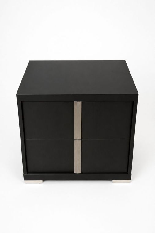 Etna Black Pine Nightstand view 2