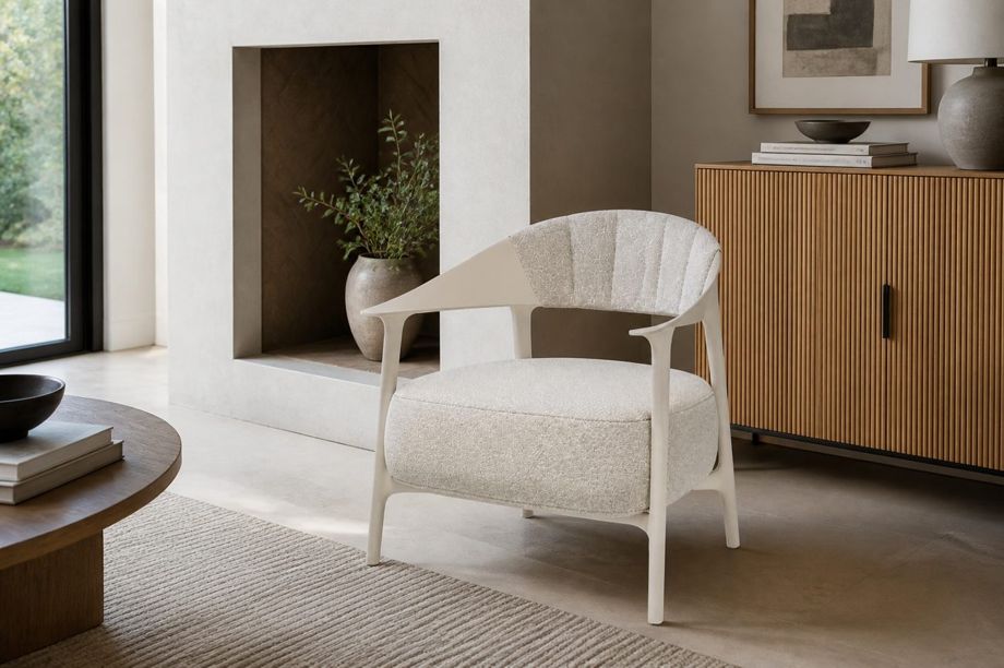 Africa Lacquered Crema and Krolett Crema Patio Chair