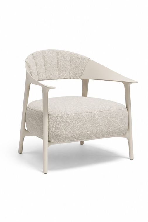 Africa Lacquered Crema and Krolett Crema Patio Chair view 2