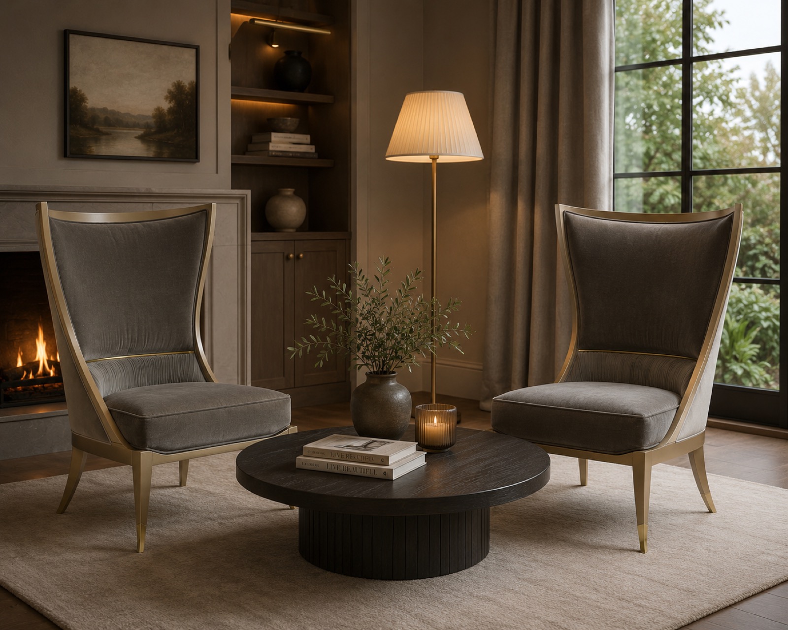 Caracole Pop Your Collar Accent Chair