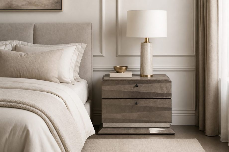 Monaco Two-Drawer Nightstand