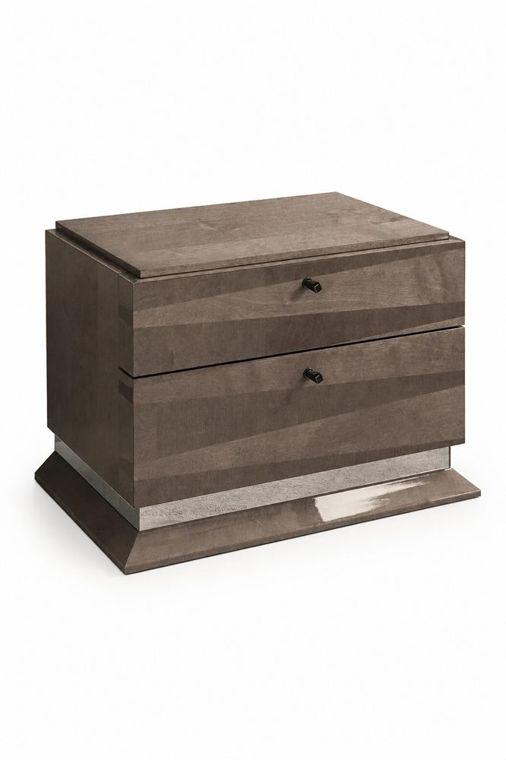 Monaco Two-Drawer Nightstand view 2