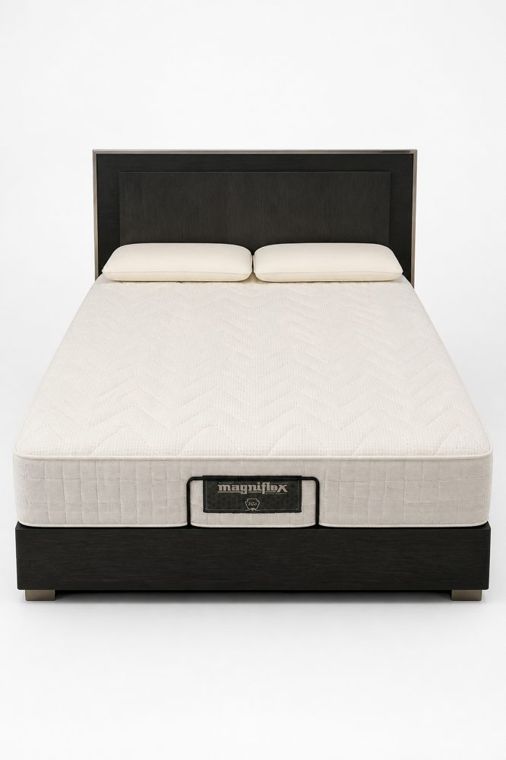 Etna Queen Bed with Lights view 2