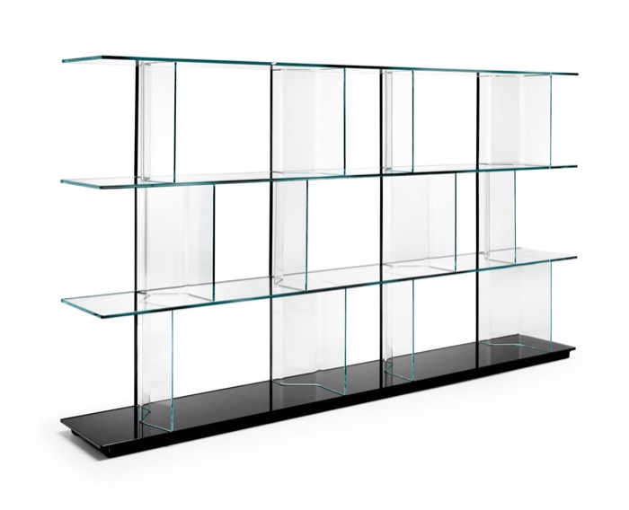 Inori Fiam Glass Bookcase view 2