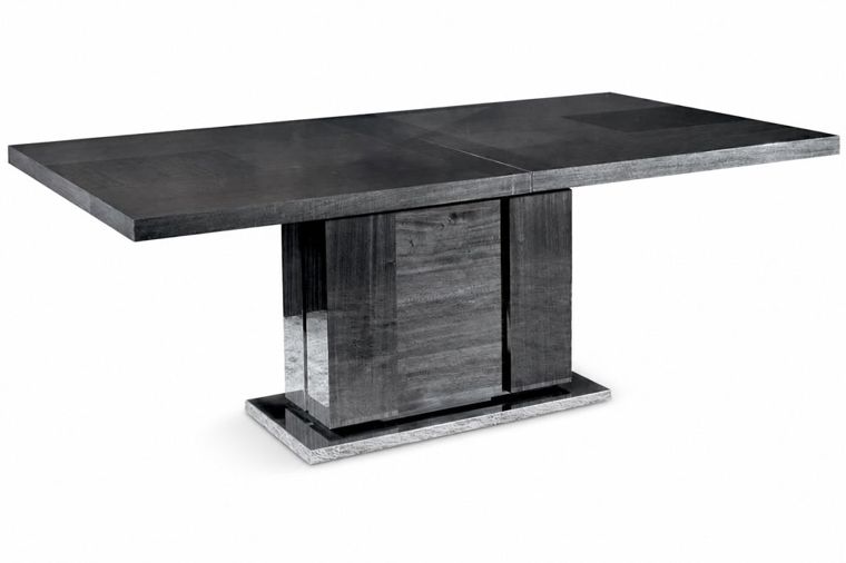 Montecarlo Gray Dining Table with Return view 2