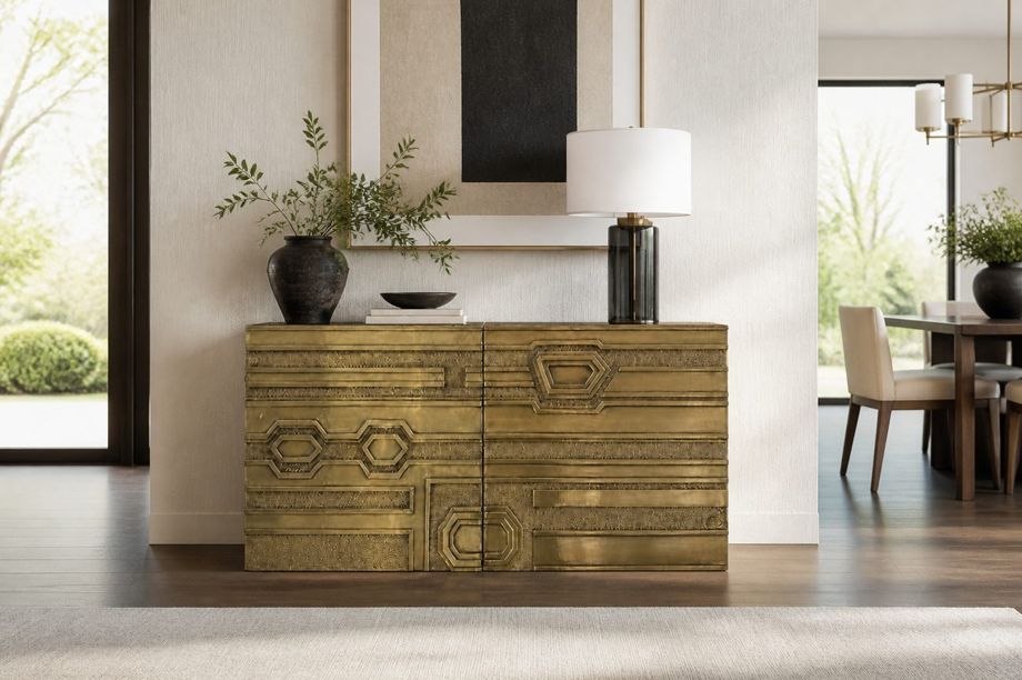 Global Views Abstract Block Dining Cabinet