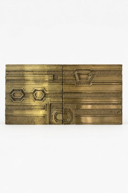 Global Views Abstract Block Dining Cabinet view 2