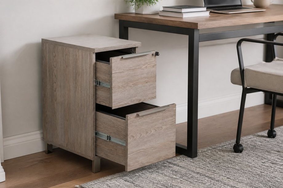 Kalmar Desk-High File Cabinet Pedestal